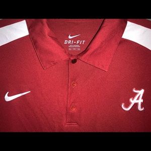 Nike Alabama polo, red, mens xxl